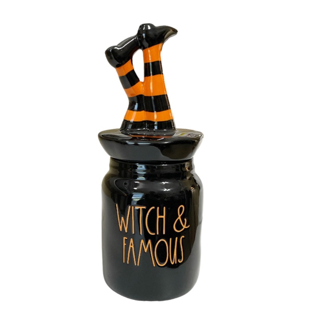 NEW Rae Dunn Baby WITCH & FAMOUS Baby Canister 🧙‍♀️🧙‍♀️